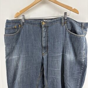 True‎ Nation Athletic Fit Mens 48x28 Denim Blue Jeans